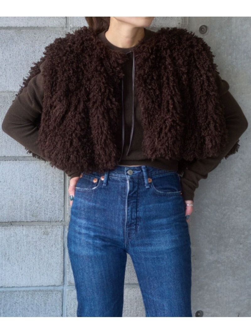 SALE49%OFFۡPasteripCurly fur cape vest PAL GROUP OUTLET ѥ 롼 ȥå եå...