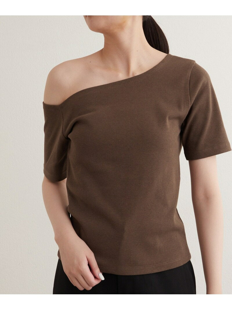 樂天商城 - 【SALE／75%OFF】【earthy_】ワンショルリブTEE PAL GROUP OUTLET パル グループ アウトレット トップス カットソー・Tシャツ ホワイト ブラック ブラウン【RBA_E】[Rakuten Fashion]