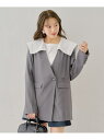 【SALE/68%OFF】【Chico】取り外しセーラービッグカラーオーバージャケット PAL GROUP OUTLET パル グループ アウトレット ジャケッ...