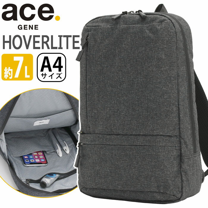 ボディバッグ エース ジーン ace.GENE メンズ 正規品 ホバーライト ショルダーバッグ ショルダー ワンショルダー ななめ掛け バッグ かばん カジュアル ビジカジ 通勤用 仕事用 ビジネス スリム コンパクト B5 出張 旅行 タウンユース HOVERLITE 5900207