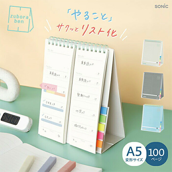 樂天商城 - ズボラ勉強要点チェックリスト100日分 SP-2441-GL SP-2441-LB SP-2441-W