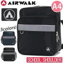 【SALE 35%OFF】 エアウォーク ショルダーバッグ 女子 AIRWALK スクールショルダー ショルダー スクールバッグ 斜めがけ 肩掛け 女の子 女性...