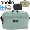 アネロ ショルダーバッグ anello 正規品 メンズ ミニ ショルダー バッグ カバン 旅行 サブバッグ 黒バッグ B6 ブラック 黒 コンパクト アウトドア...