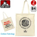 【SALE 10%OFF】 トートバッグ ベンデイビス BEN DAVIS プリント メンズ レディース 通学 通勤 男性 女性 A4 B4 コットン ユニセッ...