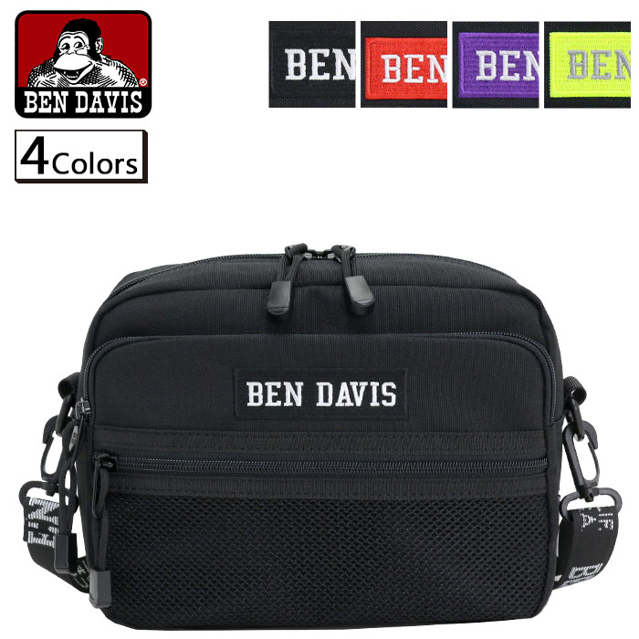 BEN DAVIS ベンデイビス ショルダーバッグ スクエアタイプ BOX LOGO TAPE SHOULDER BDW-9268 バッグ かばん メンズ レディース 男女兼..