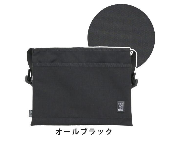 CHROME INDUSTRIES クローム インダストリーズ MINI SHOULDER BAG MD ミニショルダーバッグ 正規品 メンズ レディース サコッシュ サコッシュショルダー サコッシュバッグ ショルダー バッグ ポーチ クラッチバッグ 黒 ブラック BG-286