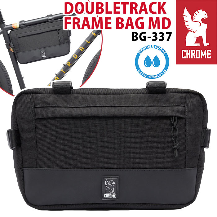 CHROME INDUSTRIES N[ C_Xg[Y {fBobO DOUBLETRACK FRAME BAG MD _ugbN t[ obO Ki hdl Y V_[obO ] [hoCN AEghA s W[ ΂ߊ| ubN 4L BG337