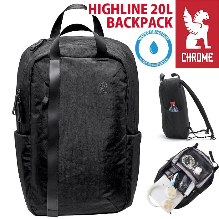 乐天商城 - 【SALE20%OFF】 CHROME INDUSTRIES クロームインダストリーズ リュック HIGHLINE 20L BACKPACK バックパック 正規品 メンズ レディース 通勤 通学 デイパック リュックサック A4 PCスリーブ 16インチ BG383