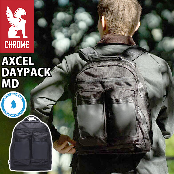 乐天商城 - リュックサック クロームインダストリーズ CHROME INDUSTRIES リュック AXCEL DAYPACK MD アクセル デイパック ミディアム 正規品 メンズ レディース バックパック 男女兼用 A4 B4 通勤 ビジネス かばん シンプル 黒リュック 26L BJ019