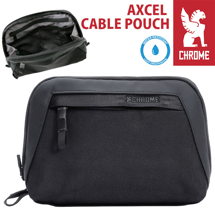 乐天商城 - ショルダーバッグ クロームインダストリーズ CHROME INDUSTRIES AXCEL CABLE POUCH アクセル ケーブル ポーチ 正規品 メンズ レディース マルチケース マルチポーチ 小物入れ バッグインバッグ シンプル 丈夫 AJ008
