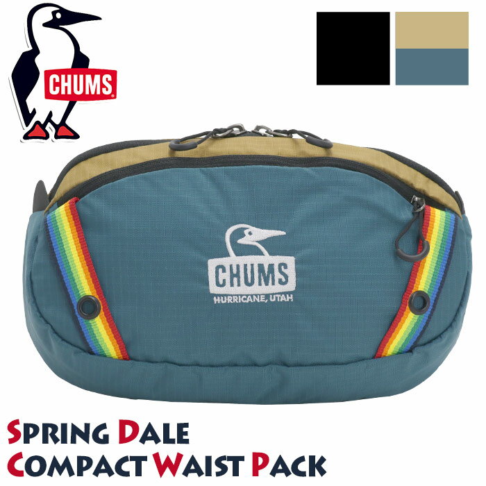 CHUMS `X EGXgobO Ki Y fB[X EGXg EGXg|[` qbvobO qbv|[` {fB {fBobO obO Jo jZbNX Spring Dale Compact Waist Pack XvOf[ RpNg EGXgpbN CH60-3553 yCPTz