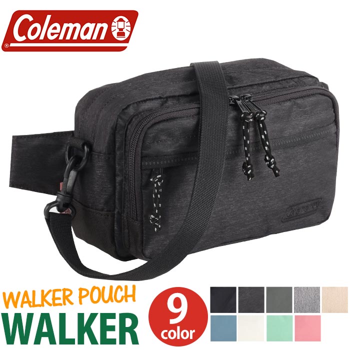 コールマン ウエストポーチ レディース Coleman コールマン ボディバッグ ウエストバッグ 正規品 WALKER POUCH ウォーカー ポーチ ウエストポーチ ショルダー ヒップバッグ ワンショルダー バッグ かばん メンズ レディース 男女兼用 旅行 レジャー コンパクト スポーツ アウトドア 2way 3way