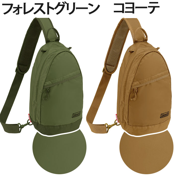 Coleman コールマン ボディバッグ メンズ 正規品 クロスボディ ワンショルダー バッグ B5 レディース 中学生 高校生 大学生 通勤 通学 黒 斜め掛け 斜め掛けバッグ おしゃれ スポーツ 軽量 旅行 ウォーカー WALKER スリングバッグ 6.5L