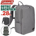 Coleman R[} AEgrY obNpbN rWlXbN Ki Y fCpbN fB[X bNTbN jp ʋ o rWlX A4 B4 PC[ ^ubg  ubN L[I 2C 28L OUTBIZ BACKPACK