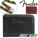 フェンダー 財布 Fender メンズ レディース 小銭入れ コインケース 二つ折財布 ミニ財布 サイフ 革小物 メンズ財布 カード収納 スマート財布 スタイリッシュ メンズ小物 レザー 牛革 本革 大人 かっこいい 男性 通勤 仕事 カジュアル シンプル おしゃれ 黒 950-700