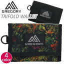 財布 メンズ GREGORY グレゴリー 三つ折り ウォレット WALLET 正規品 ミニウォレット ベルクロ 人気 ロゴ レディース 男女兼用 ブラック カジュアル 旅行 トライフォールド ワレット TRIFOLD WALLET