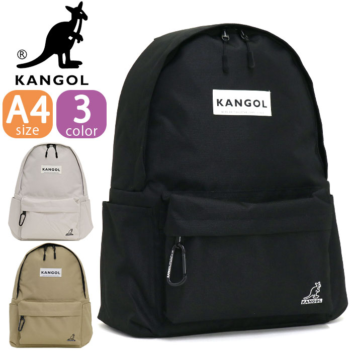 楽天PALLONE ROSSO パローネロッソリュックサック KANGOL カンゴール リュック メンズ レディース ユニセックス 通勤 通学 学生 人気 おしゃれ A4 かばん バッグ カラビナ レジャー スポーツ アウトドア カジュアル シンプル サイドファスナー付き サイドポケット KGSA-BG00195