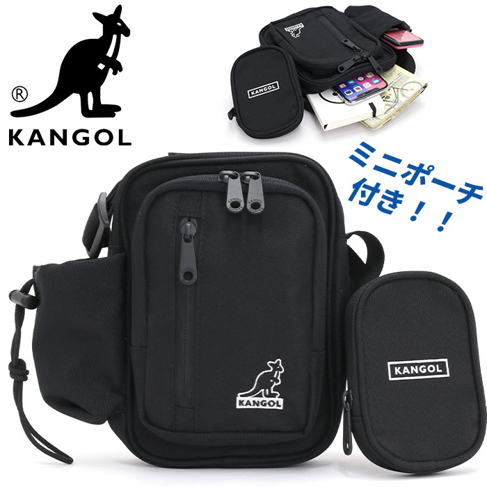 ショルダーバッグ ミニ KANGOL カンゴール ショルダーポーチ ミニSD バッグ かばん 男女兼用 男性 女性 メンズ レディース ユニセックス 小さめ お出かけ 通学 通勤 おしゃれ 人気 LOOP 250-3091