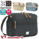 ショルダー karrimor カリマー VT shoulder R ショルダーバッグ 正規品 ワンショルダー 斜め掛け 斜めがけ メンズ レディース 男女兼用 かばん シンプル カジュアル 軽量 ユニセックス ブラック 15L A4 VT ショルダー R