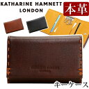 キーケース メンズ KATHARINE HAMNETT LONDON キャサリンハムネット ロンドン 鍵 キー 男性 男 メンズ ビジネス ビジカジ 黒 仕事 通勤 シンプル キーホルダー マルチケース カードポケット パスケース 定期 ICカード 紳士 かっこいい ギフト プレゼント 490-58701 【CPT】