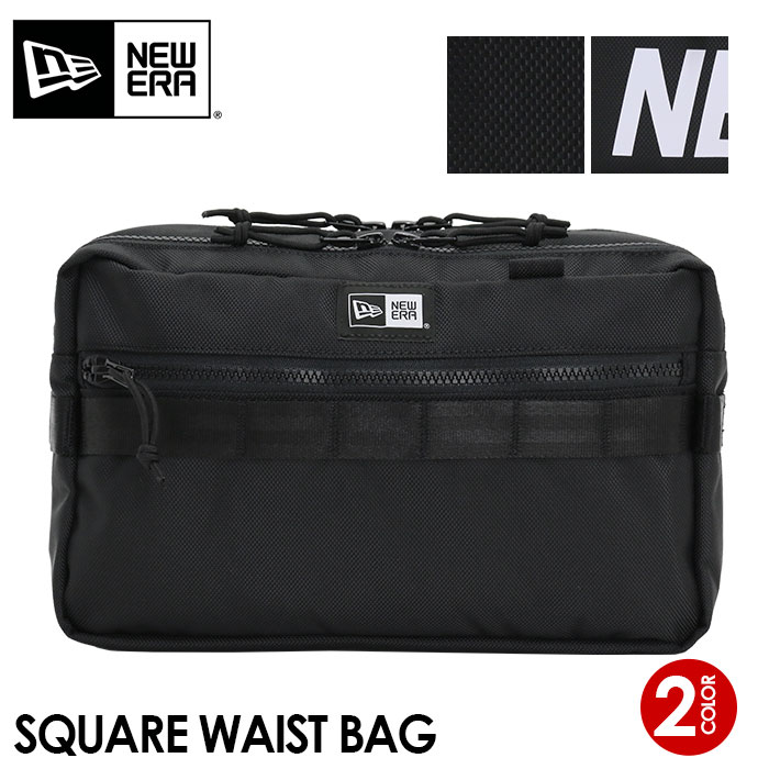 NEW ERA ニューエラ ウエストバッグ 正規品 ウエストバッグ ウエストポーチ ボディバッグ ワンショルダー メンズ レディース 男女兼用 ブラック 7L スクエアウエストバッグ Square Waist Bag
