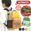 schleich シュライヒ キッズリュック 2025 春夏 新作 リュックサック 男の子 キッズ キッズバッグ ジュニア ジュニアバッグ 人気 バックパック デイパック 遠足 通学 通園 習い事 年少 年中 年長 入園 入学 幼稚園 小学生 低学年 ブラック A4 16L SC009(4)