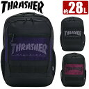 楽天PALLONE ROSSO パローネロッソ【SALE】 リュック メンズ 28L THRASHER スラッシャー リュックサック デイパック 2ルーム構造 大容量 レディース 通学 通学用 通勤 中学生 高校生 大学生 男の子 部活 スクール用 PC 黒