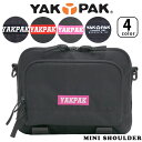 【SALE】 ヤックパック ショルダーバッグ YAKPAK スクエア ミニショルダー 横型 A5 旅行 バッグ かばん メンズ レディース ユニセックス 通学 通勤 おしゃれ 人気 軽量MINI SHOULDER 2110404