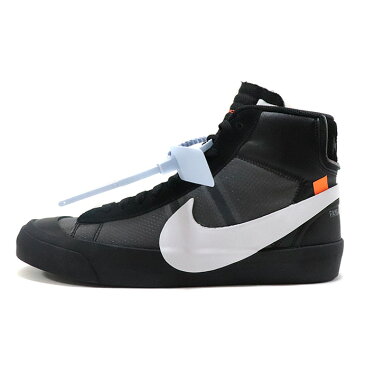 OFF-WHITE VIRGIL ABLOH × NIKE / オフホワイト ヴァージル アブロー x ナイキBlazer Mid “Grim Reepers” / ブレザー ミッド グリム リーパーズBlack/Cone-Black-White/ 【AA3832-001】2018AW 国内正規品 新古品【中古】