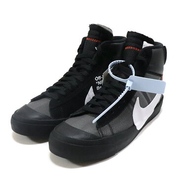 OFF-WHITE VIRGIL ABLOH × NIKE / オフホワイト ヴァージル アブロー x ナイキBlazer Mid “Grim Reepers” / ブレザー ミッド グリム リーパーズBlack/Cone-Black-White/ 【AA3832-001】2018AW 国内正規品 新古品【中古】