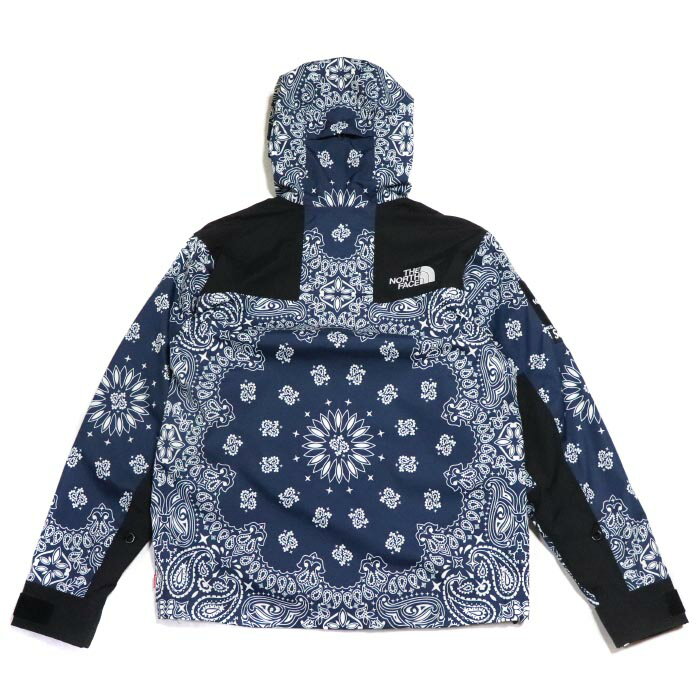 Supreme × The North Face /シュプリーム × ザ ノース フェイスBandana Mountain Parka /バンダナ マウンテン パーカ Navy / ネイビー 紺2014AW 国内正規品 美中古品【中古】