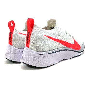 2018 NIKE/ナイキZOOM VAPORFLY 4% FLYKNIT EKIDEN PACK /ズーム ベイパーフライ フライニット エキデン パックWhite/Flash Crimson / ホワイト フラッシュクリムゾン【AJ3857-160】 国内正規品 新古品【中古】