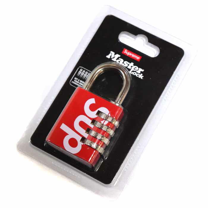 Supreme × Master Lock / シュプリーム マスターロックNumeric Combination Lock /ニューメリック コンビネーション ロック 鍵Red / レッド 赤2019SS 国内正規品 新古品【中古】