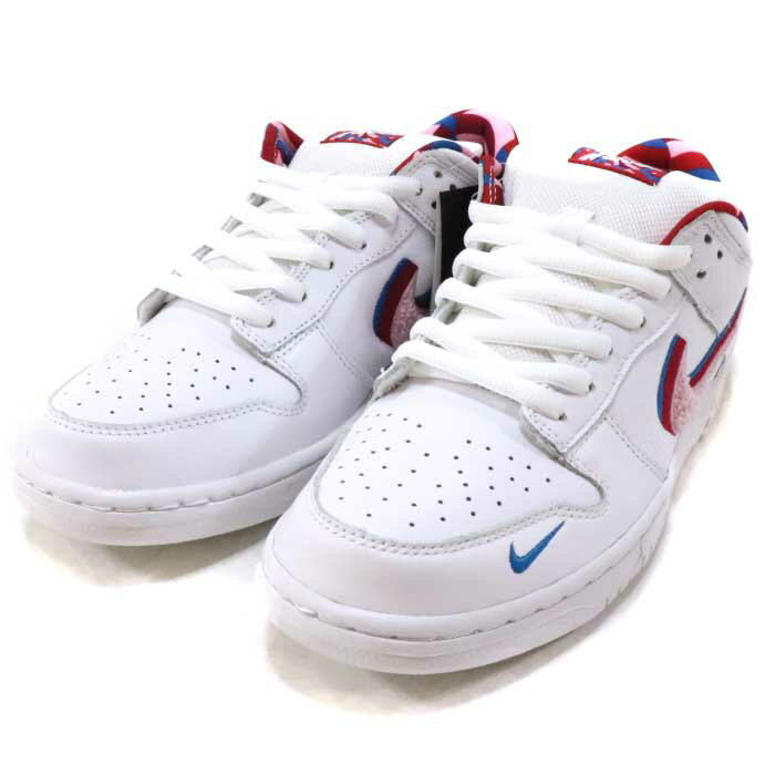 Piet Parra × NIKE SB/ パイエット パーラ ナイキ エスビーDUNK LOW /ダンク ローWHITE/PINK RISE0GYM RED0MILITARY BLUE【CN4504-100】2019 国内正規品 新古品【中古】