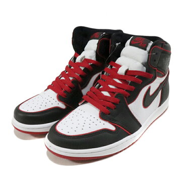 2019 NIKE / ナイキAIR JORDAN 1 RETRO HIGH OG “BLOODLINE” /エアジョーダン 1 レトロ ハイ ブロードラインBLACK/GYM RED-WHITE【555088-062】国内正規品 新古品【中古】