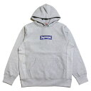 Supreme /シュプリームBandana Box Logo Hooded Sweatshirt /バンダナ ボックスロゴ フーデッド スウェットシャツ パーカー ペイズリーHeather Grey / ヘザー グレー2019AW 国内正規品 新古品【中古】