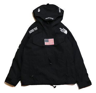 Supreme × The North Face /シュプリーム × ザ ノース フェイスTrans Antarctica Expedition GORE-TEX Pullover /トランス アンタークティカ エクスペディション ゴアテックス プルオーバーBlack / ブラック 黒2017SS 国内正規品 新品同様品【中古】