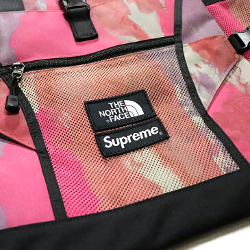 Supreme x THE NORTH FACE / シュプリーム ノースフェイスAdventure Tote / アドベンチャー トート バッグ【NM82028I】Multicolor / マルチカラー ピンク2020SS 国内正規品 タグ付き 新古品【中古】