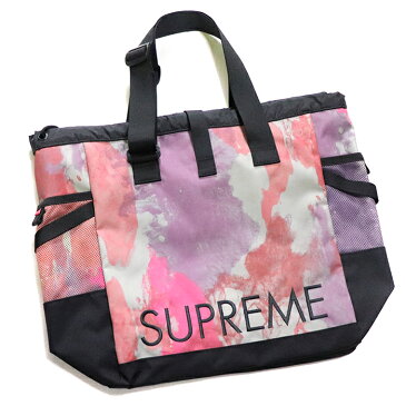 Supreme x THE NORTH FACE / シュプリーム ノースフェイスAdventure Tote / アドベンチャー トート バッグ【NM82028I】Multicolor / マルチカラー ピンク2020SS 国内正規品 タグ付き 新古品【中古】