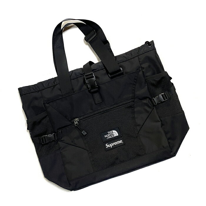 Supreme x THE NORTH FACE / シュプリーム ノースフェイスAdventure Tote / アドベンチャー トート バッグ【NM82028I】Black / ブラック黒2020SS 正規品 タグ無 新古品【中古】