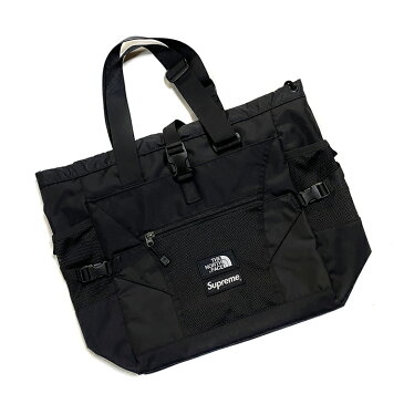 Supreme x THE NORTH FACE / シュプリーム ノースフェイスAdventure Tote / アドベンチャー トート バッグ【NM82028I】Black / ブラック黒2020SS 国内正規品 タグ付き 新古品【中古】