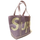 Supreme / シュプリームRaffia Tote / ラフィア トート バッグPURPLE / パープル 紫2020SS 国内正規品 新古品【中古】