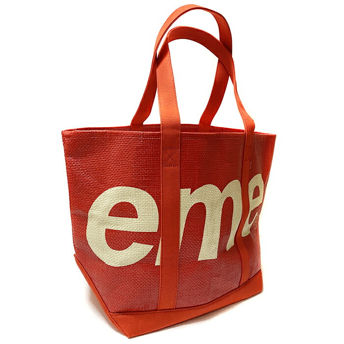 Supreme / シュプリームRaffia Tote / ラフィア トート バッグ RED / レッド 赤2020SS 国内正規品 新古品【中古】