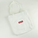Supreme / シュプリームCanvas Tote / キャンバストート バッグ White / ホワイト 白正規品 新古品【中古】