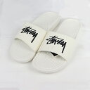 ST SSY x NIKE / ステューシー ナイキBENASSI Slide Sandals / スライド サンダルSAIL / セイル 白【DC5239-100】stussy2020正規品 新古品【中古】