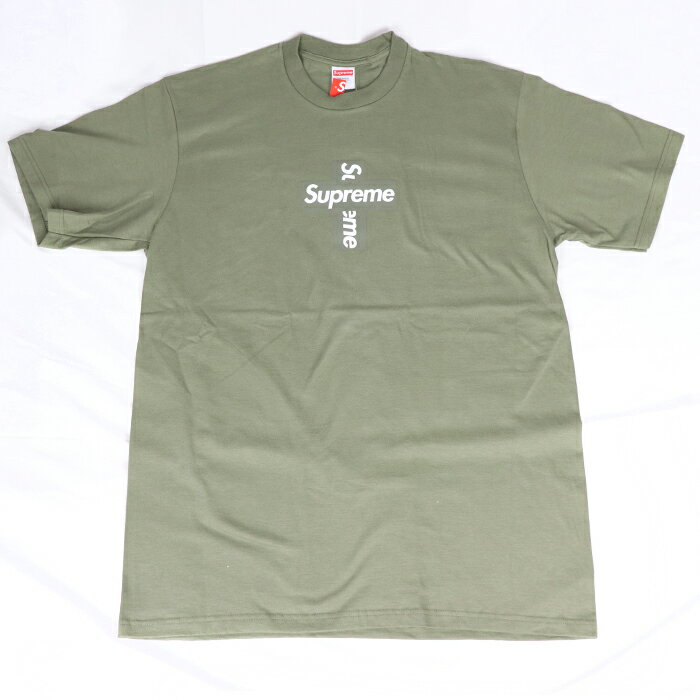 Supreme シュプリームCross Box Logo Tee /クロス ボックスロゴ TシャツOlive / オリーブ2020FW 国内正規品 新古品【中古】