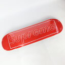 Supreme × KAWS シュプリーム × カウズChalk Logo Skateboard Deck / チョーク ロゴ スケートボード デッキRed / レッド 赤 2021SS 国内正規品 新古品【中古】