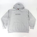 Supreme × KAWS シュプリーム × カウズChalk Logo Hooded Sweatshirt /チョーク ロゴ フーディ スウェット シャツ パーカーGrey / グレー2021SS 国内正規品 新古品【中古】