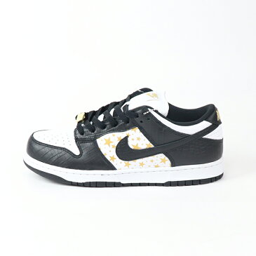 2021SS Supreme × Nike SB Dunk Low / ダンク ロウ Black Stars / ブラック スター 黒【DH3228-102】国内正規品 新古品【中古】