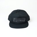 2021ss supreme KAWS Chalk Logo 5-Panel/black シュプリーム カウズチョーク ロゴ 5パネル 2021SS 国内正規品 新古品【中古】